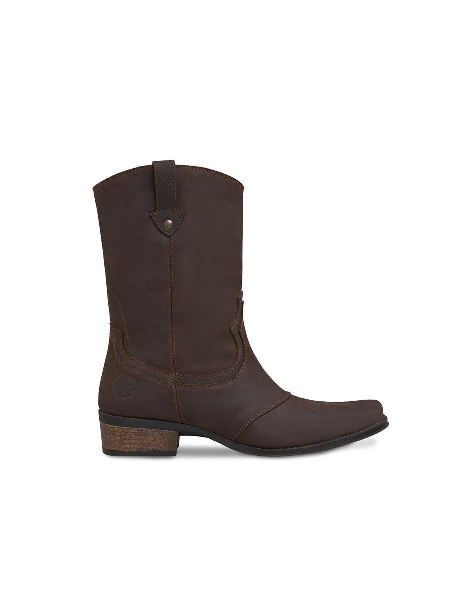 Bota de piel para hombre