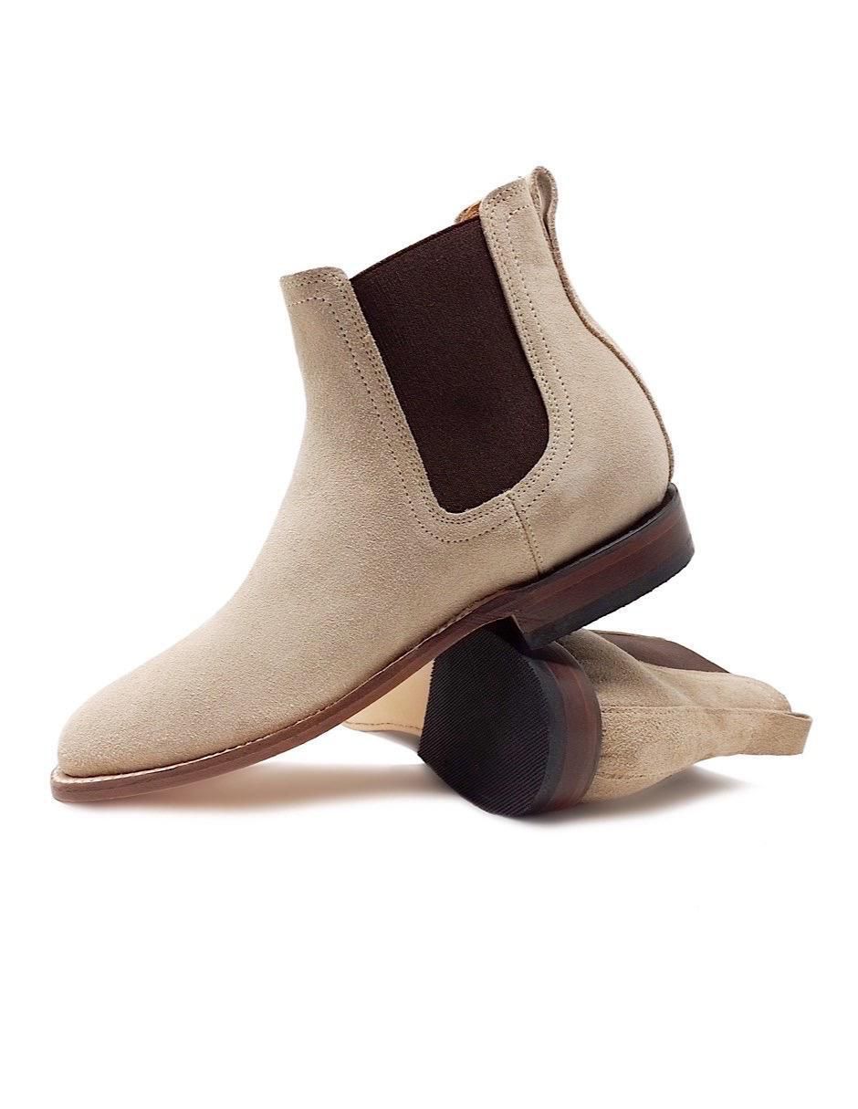 Botín de piel para hombre