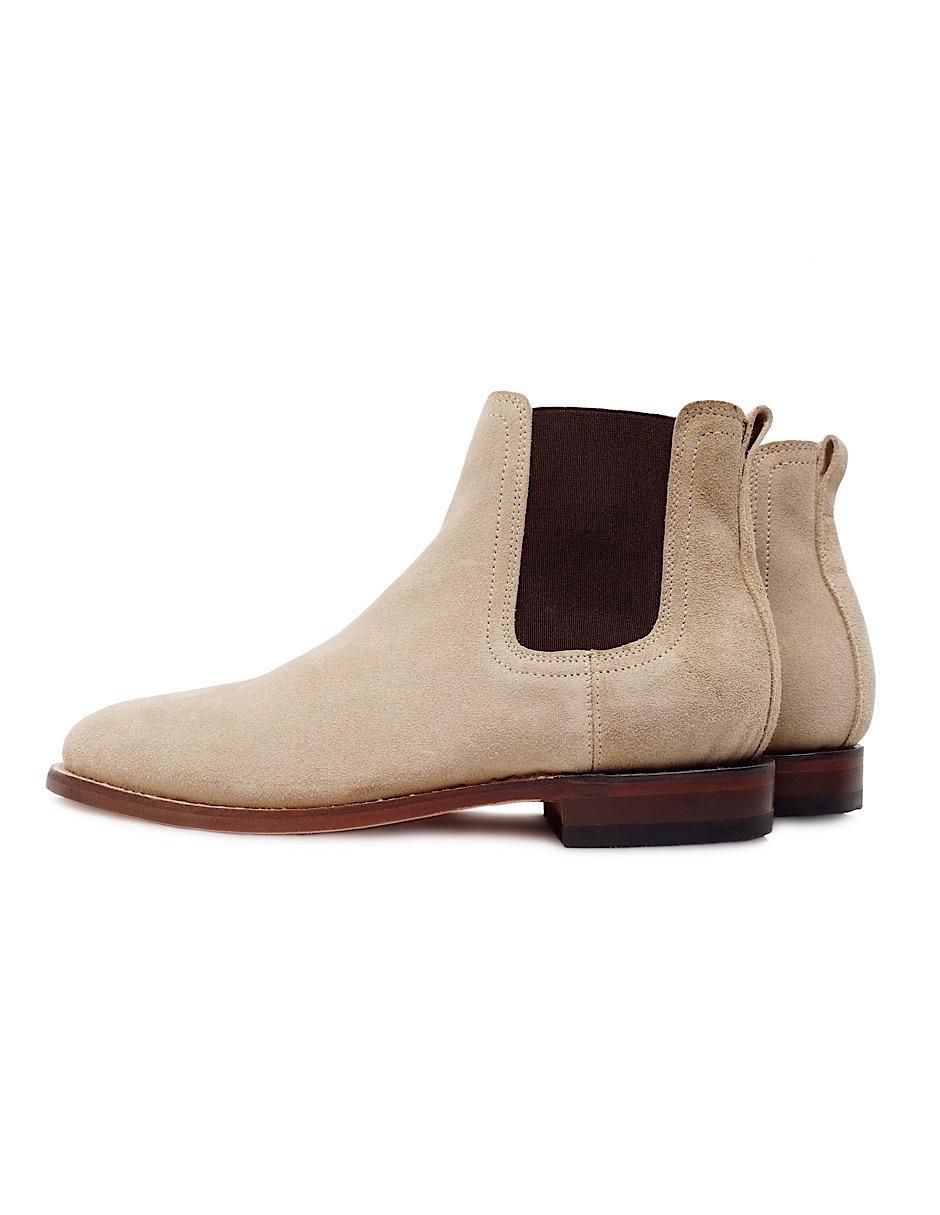Botín de piel para hombre
