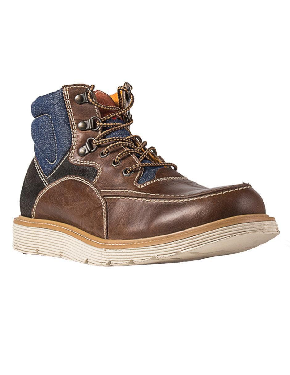 Bota de piel para hombre