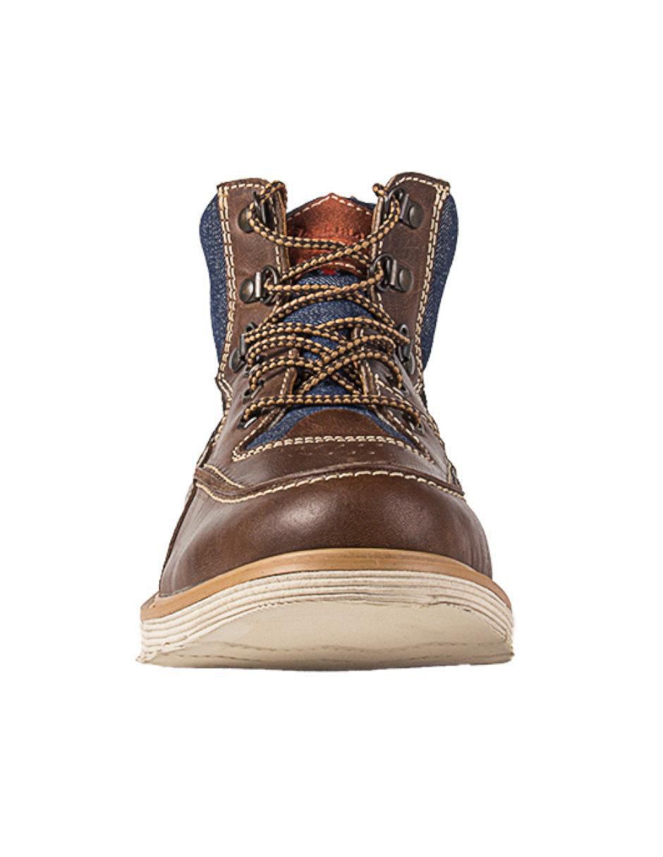 Bota de piel para hombre