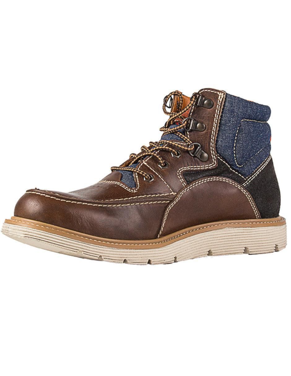 Bota de piel para hombre