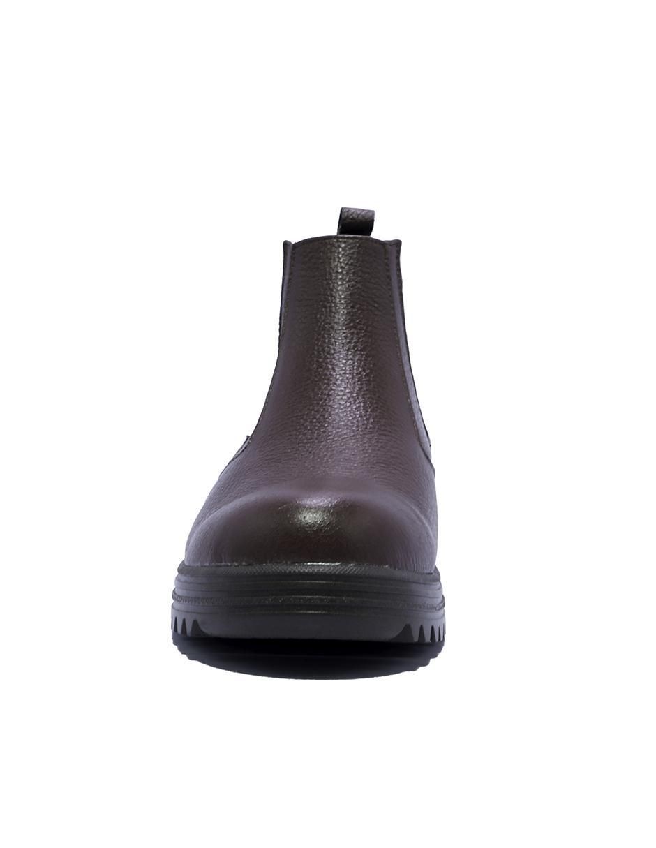 Botín de piel para hombre 6