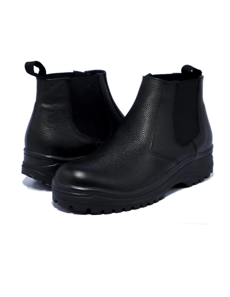 Botín de piel para hombre