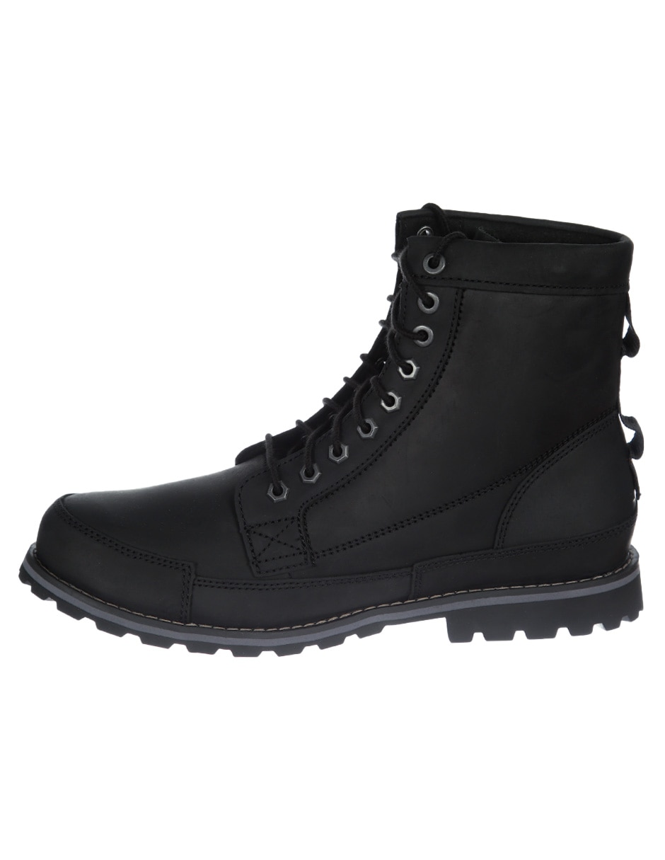 Bota media casual de piel para hombre 4