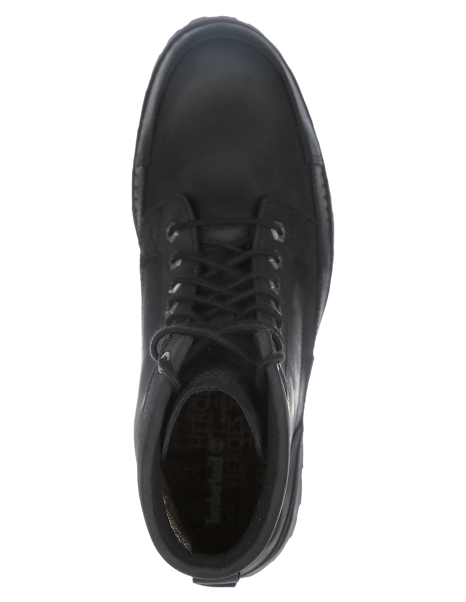 Bota media casual de piel para hombre 5