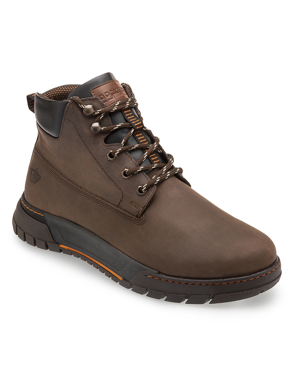Bota corta de piel para hombre