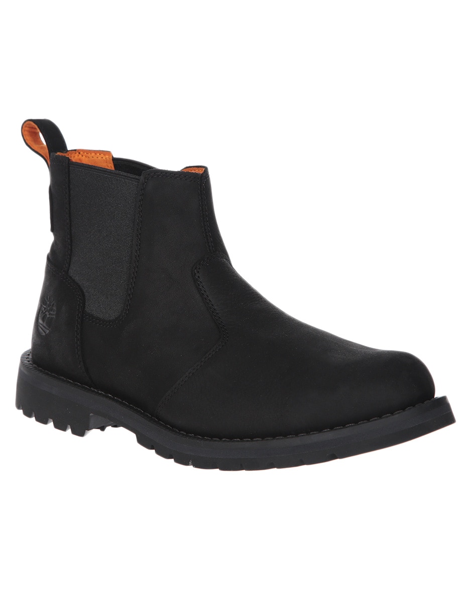 Bota corta casual de piel para hombre Bota corta casual de piel para hombre
