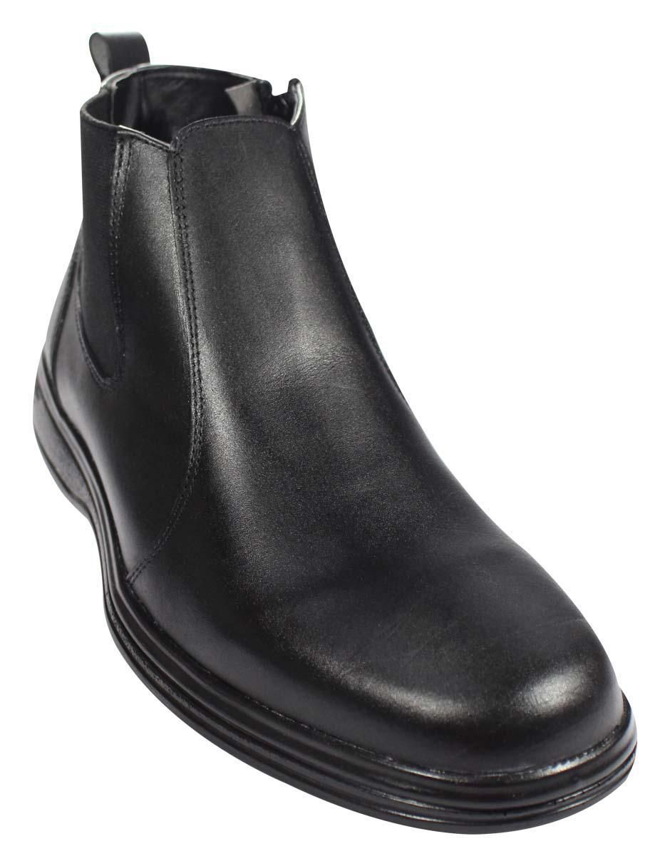 Botín de piel para hombre