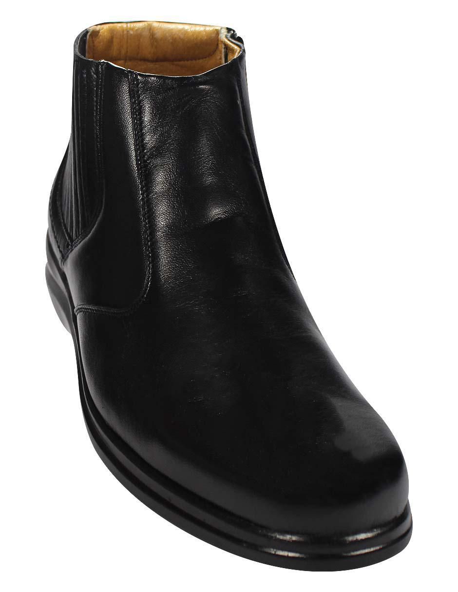 Botín de piel para hombre Botín de piel para hombre