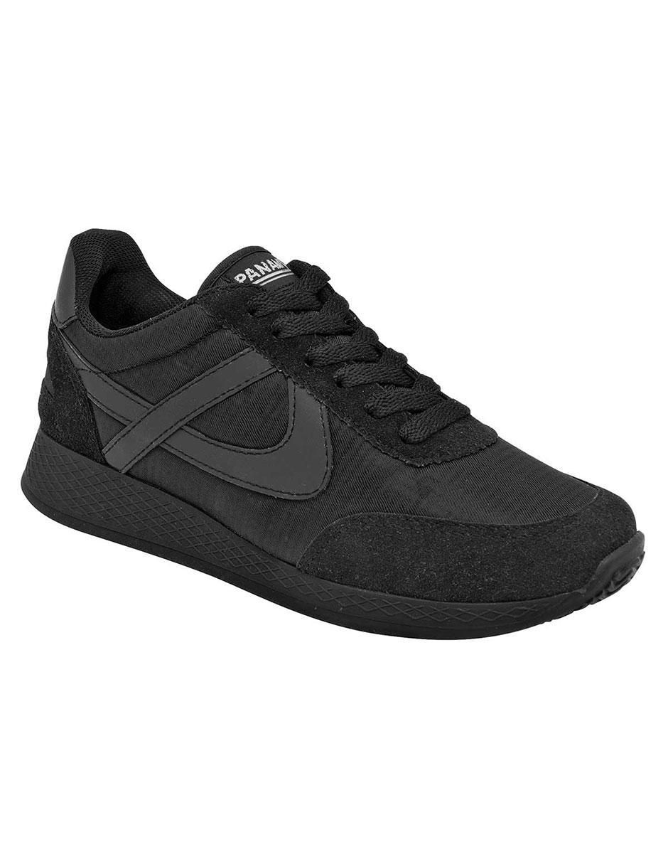 Tenis panam negro online con blanco