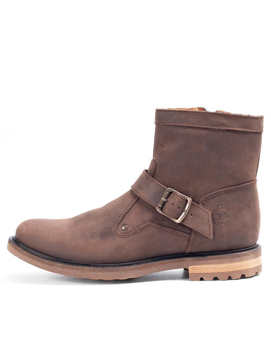 Bota de piel para hombre