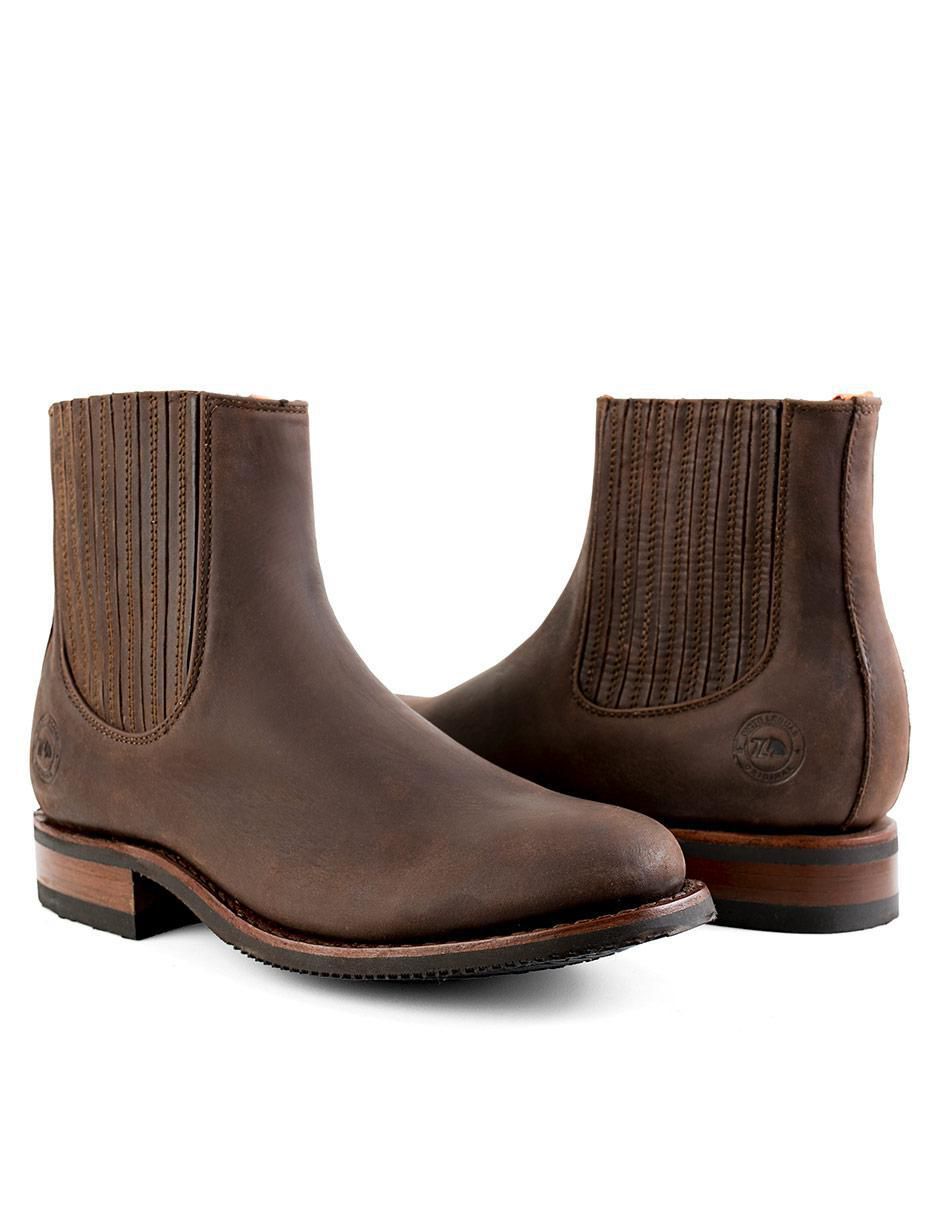 Botín de piel para hombre 4