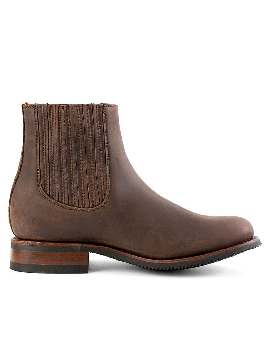 Botín de piel para hombre 5