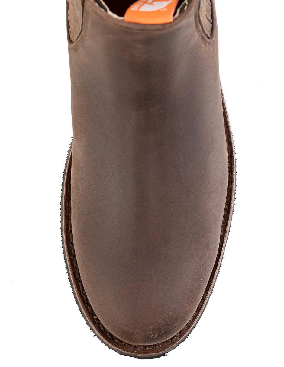 Botín de piel para hombre 6