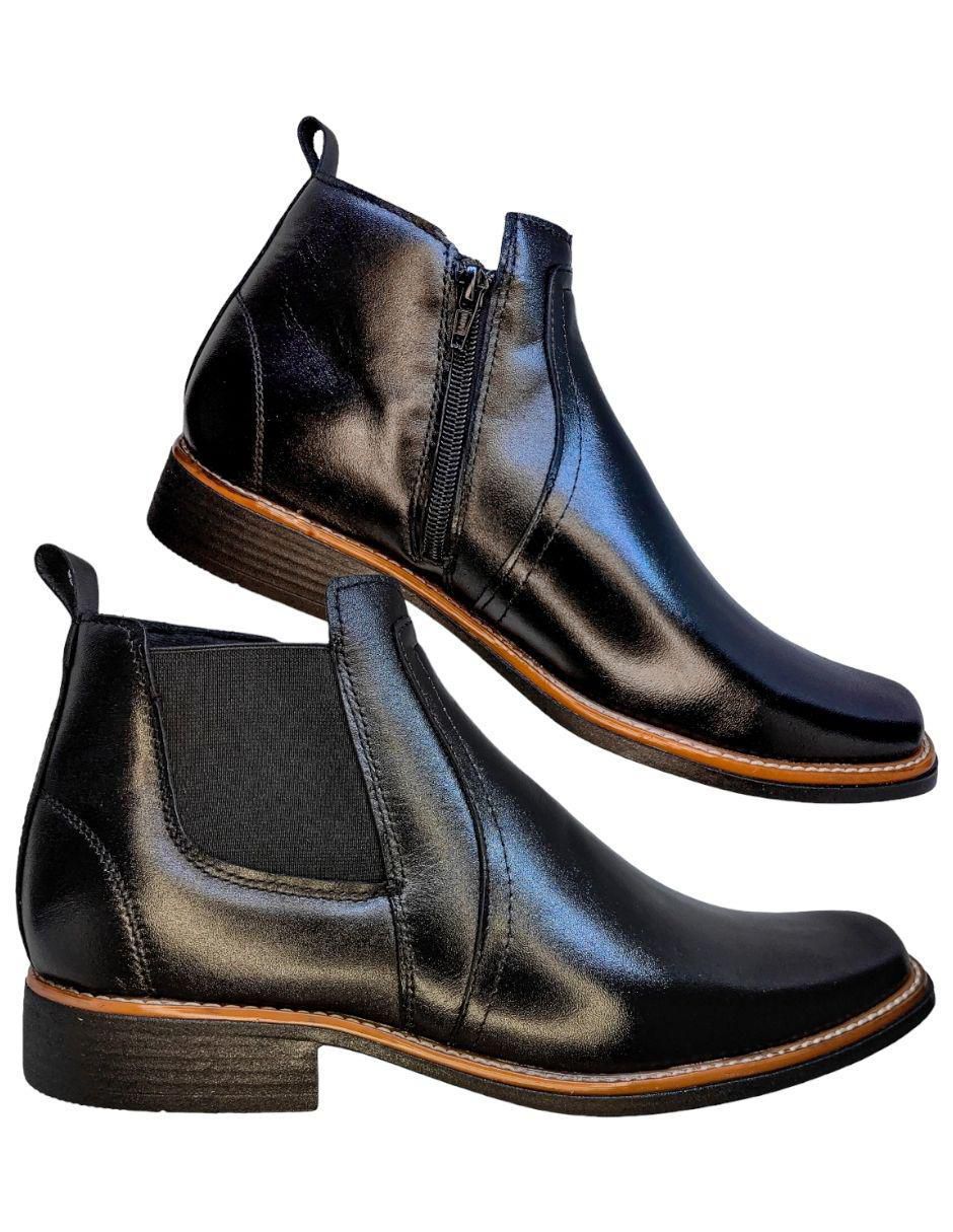 Botín de piel para hombre 6
