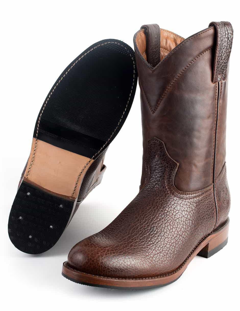 Bota siete leguas de piel para hombre