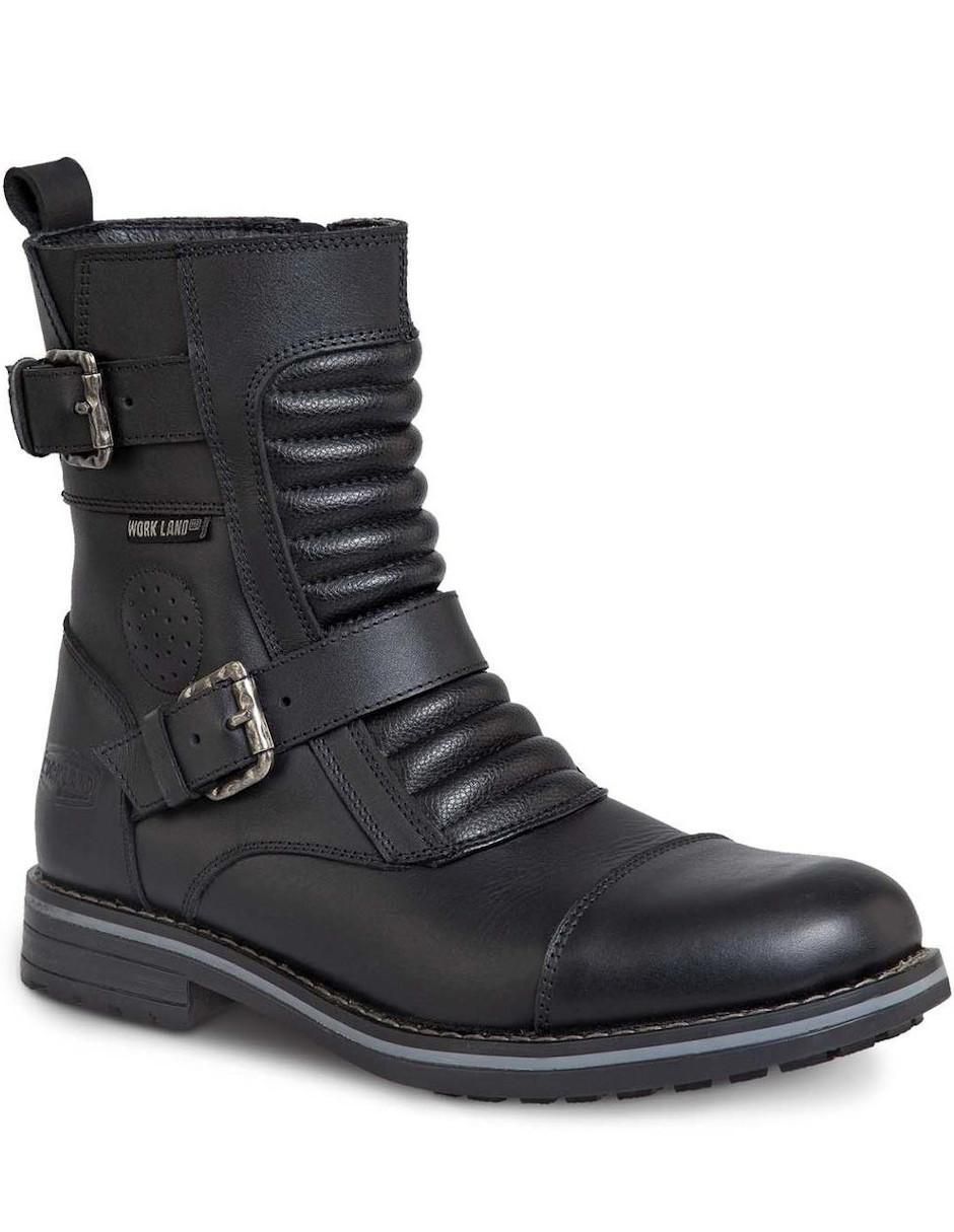 Bota de piel para hombre