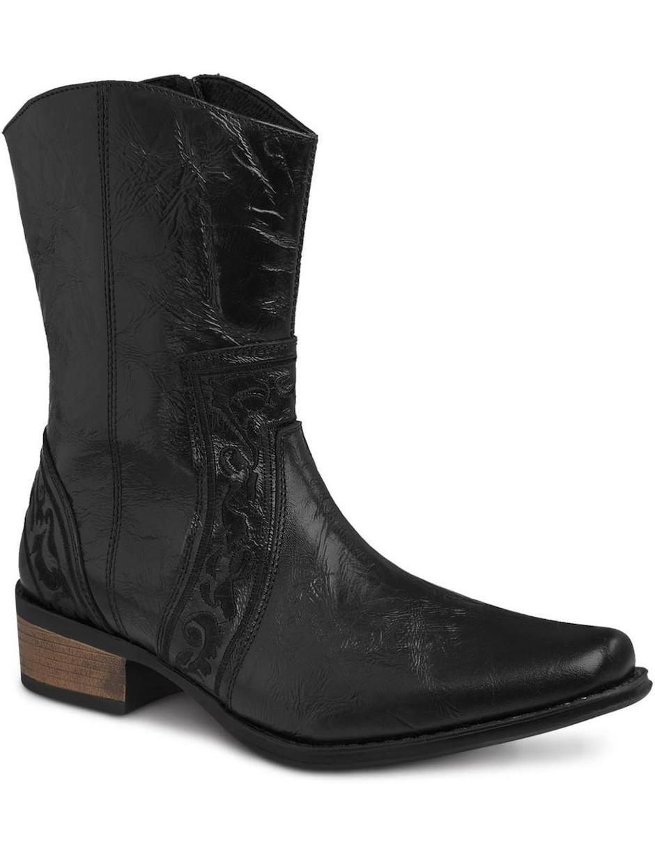 Bota de piel para hombre