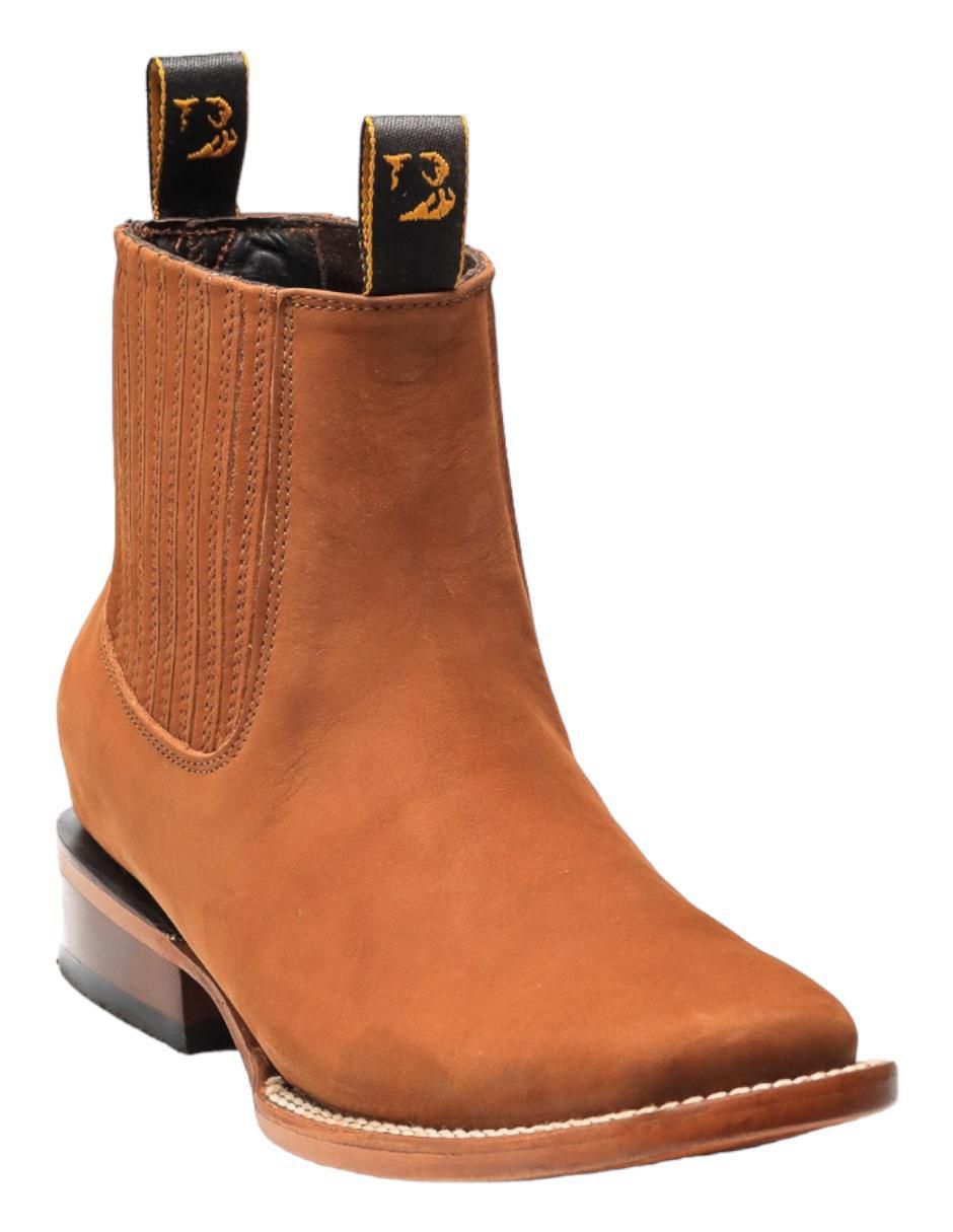 Botín de piel para hombre