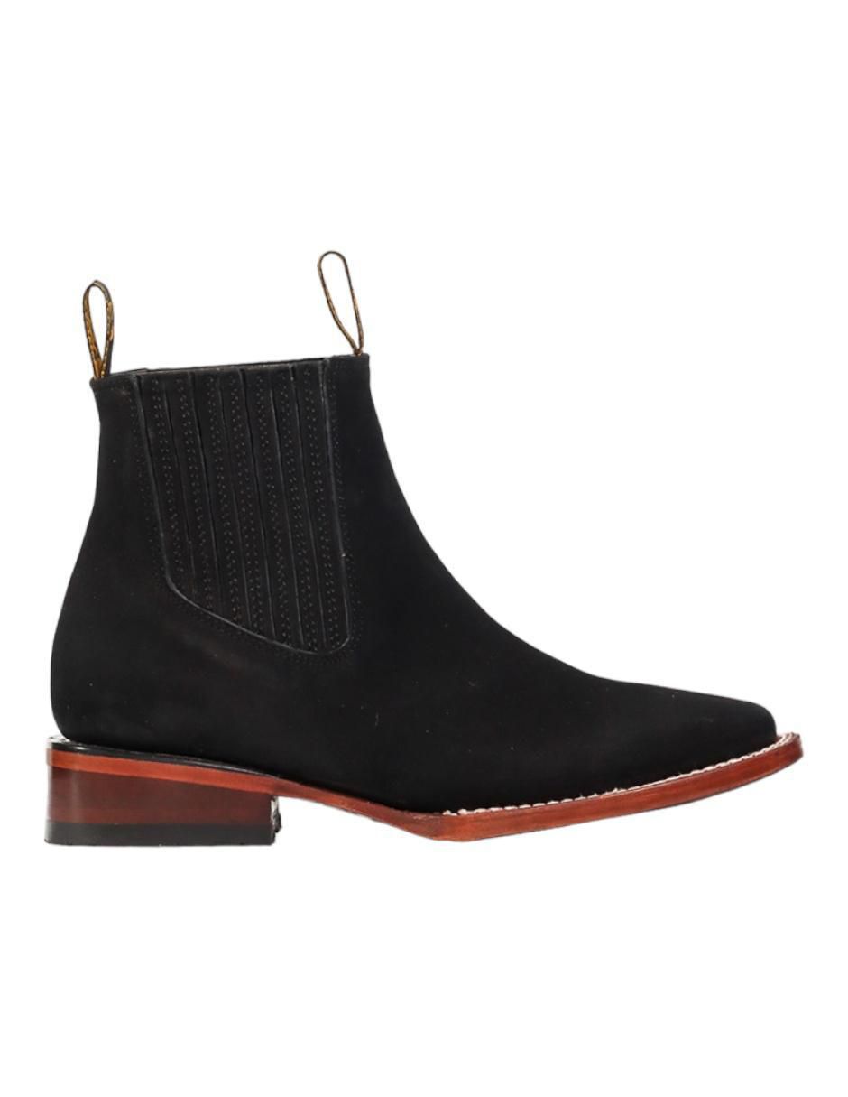 Botín de piel para hombre