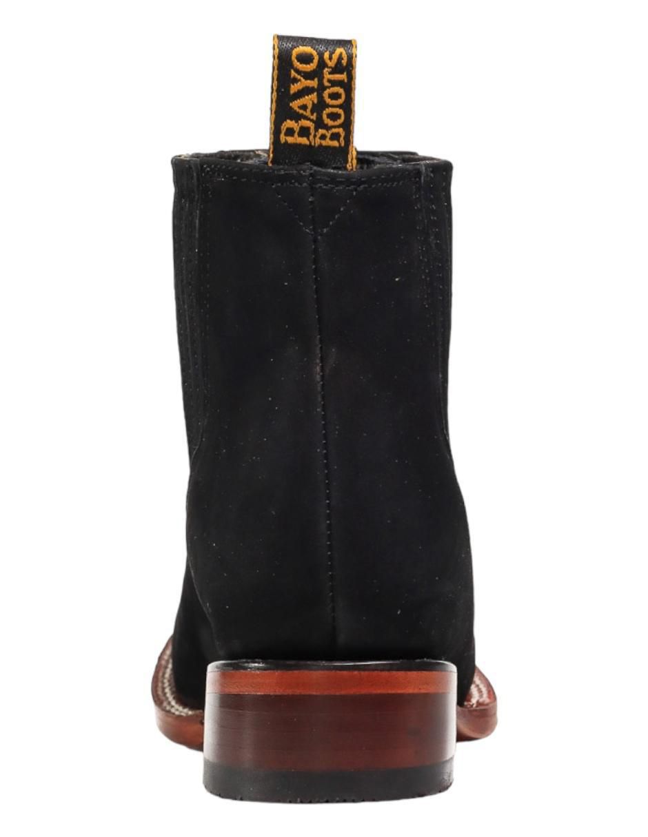 Botín de piel para hombre