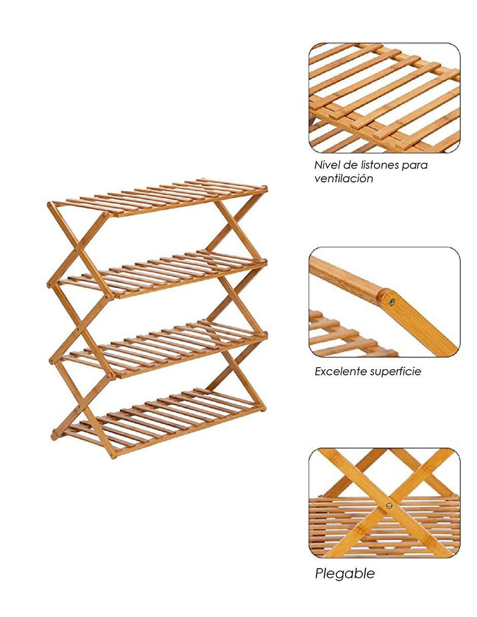 Zapatera armable mueble para 16 pares de zapatos adulto 5