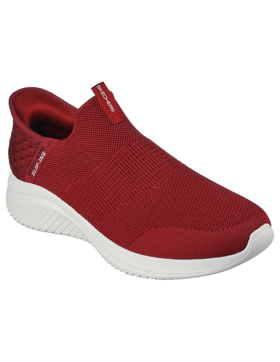 Imagenes de zapatos shop skechers de hombre rojo