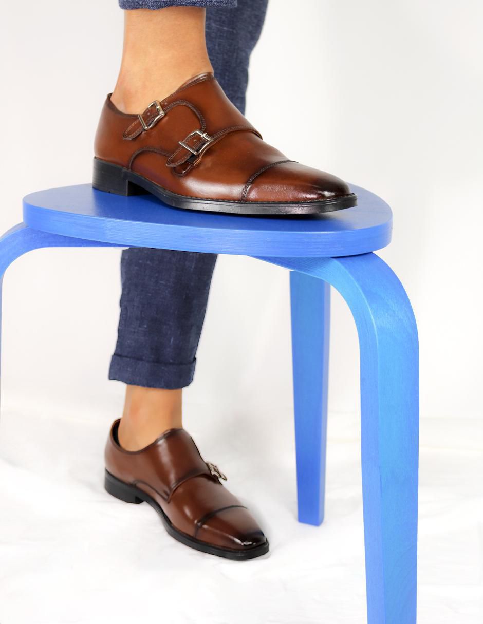 Zapato monk Hand Made para hombre 3