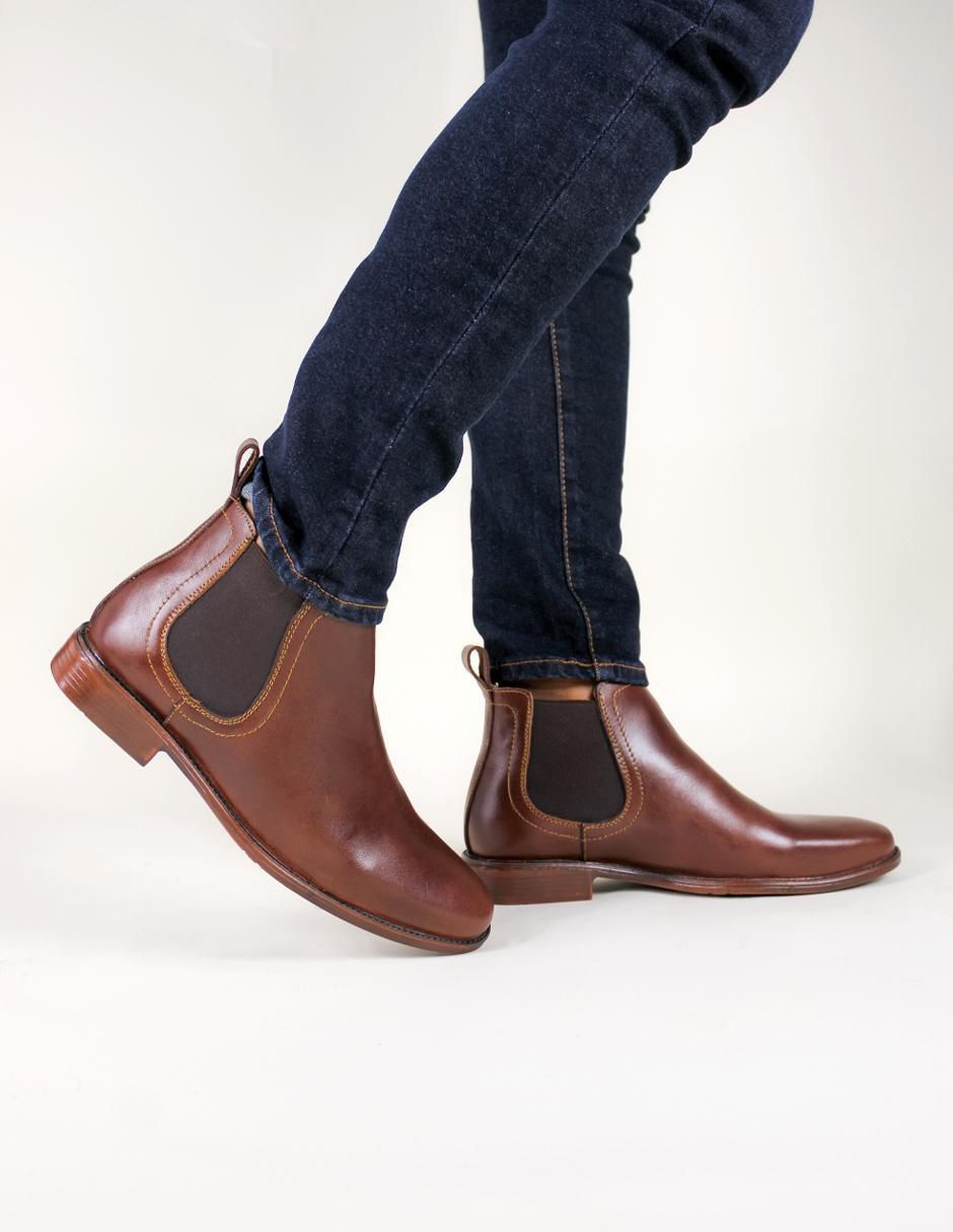 Botín de piel para hombre 2