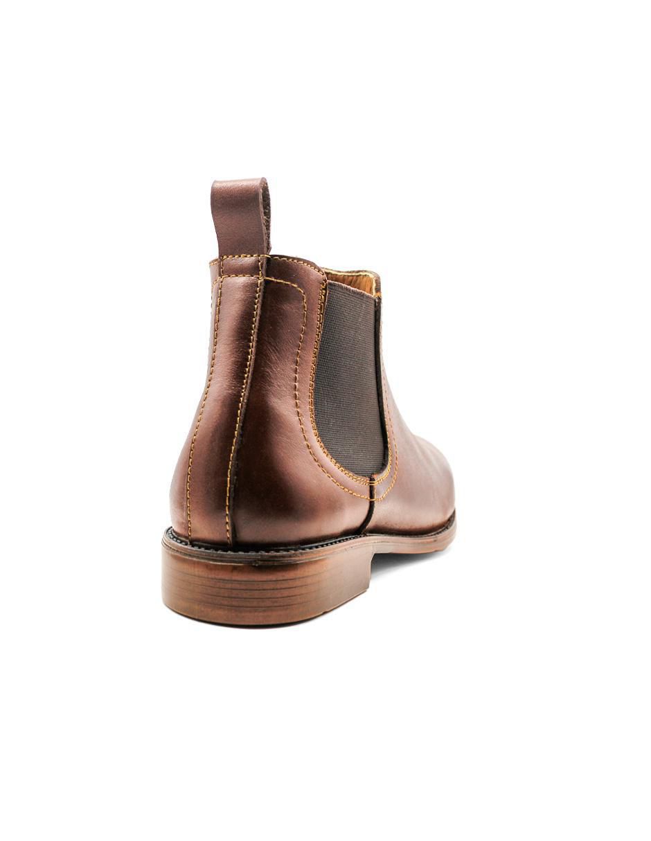 Botín de piel para hombre 4