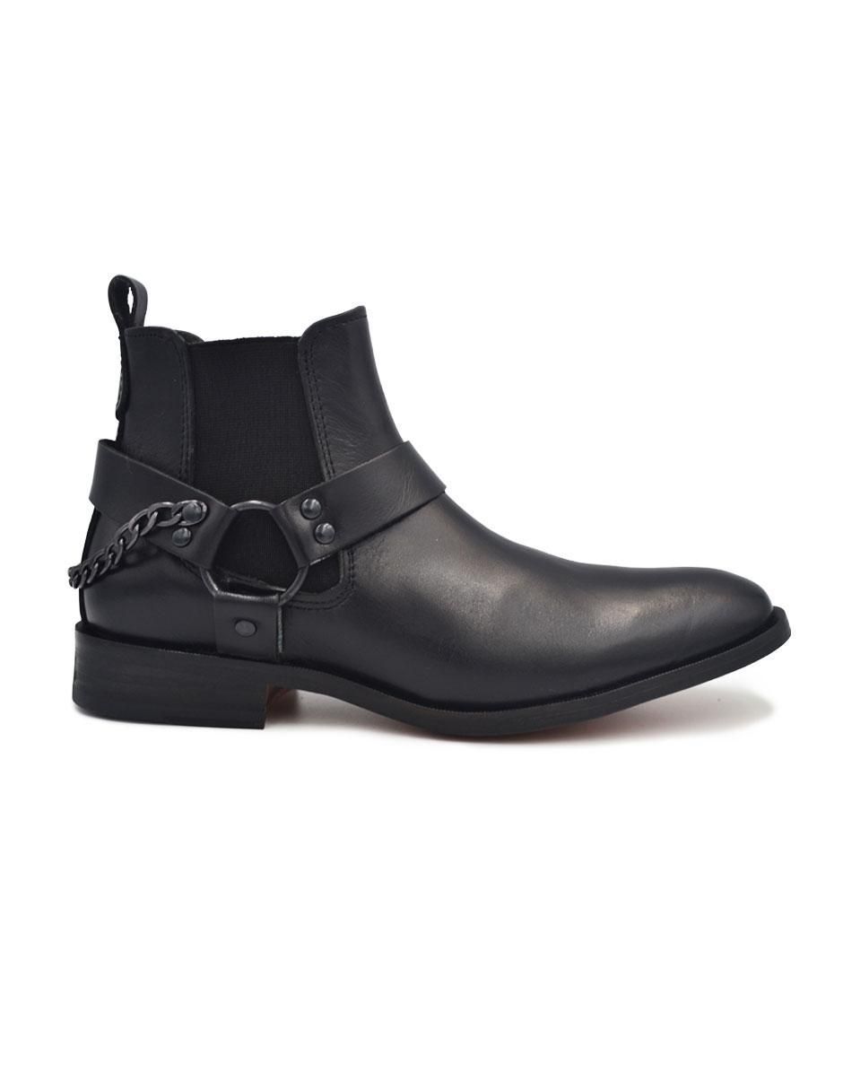 Botín de piel para hombre