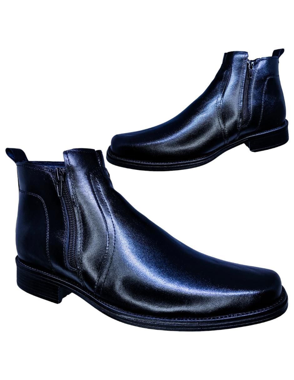 Botín de piel para hombre 4