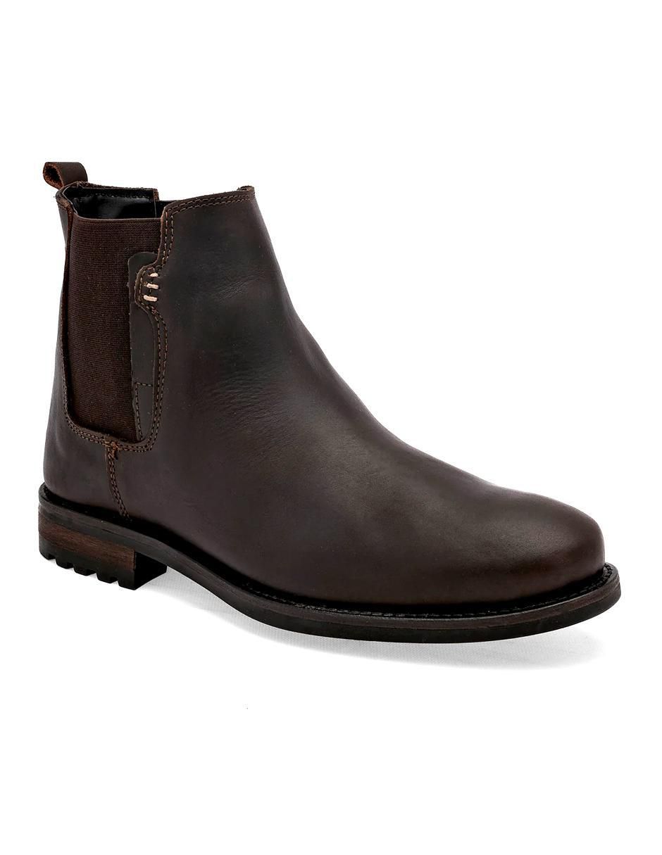 Botín de piel para hombre