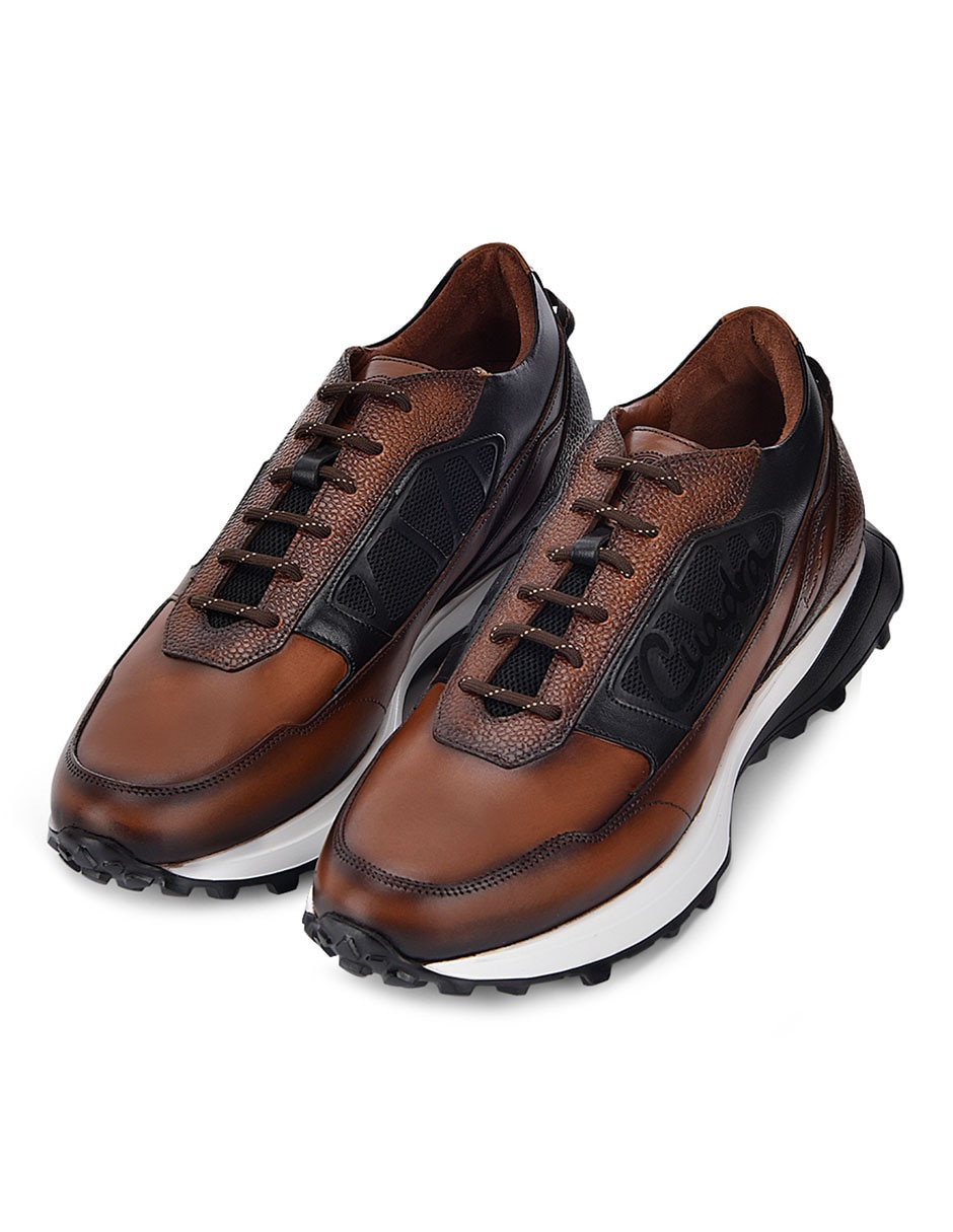 Tenis de piel franco para hombre 4
