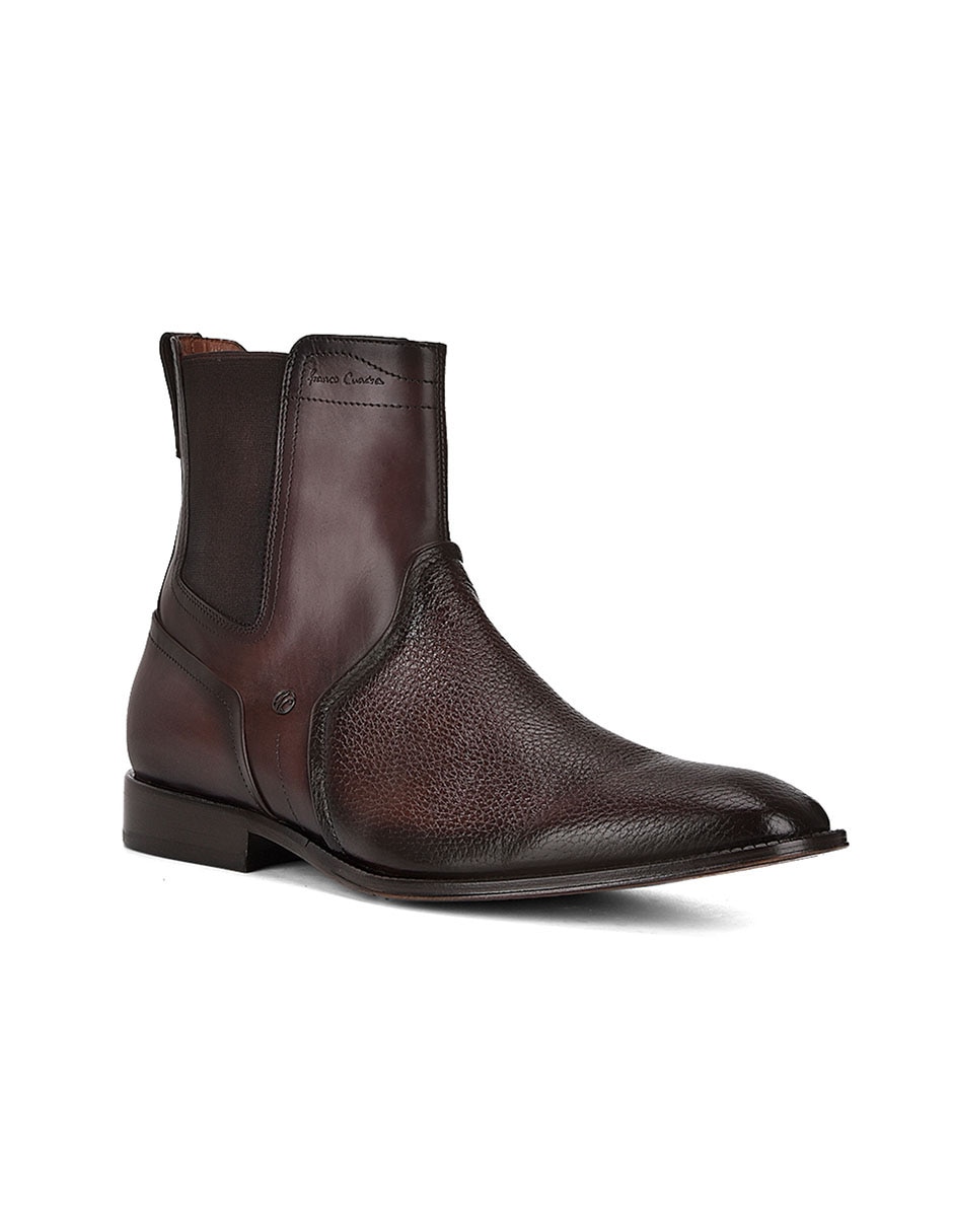 Botín de piel para hombre