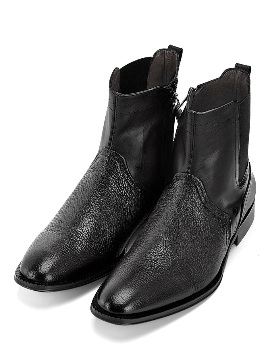 Botín de piel para hombre 6