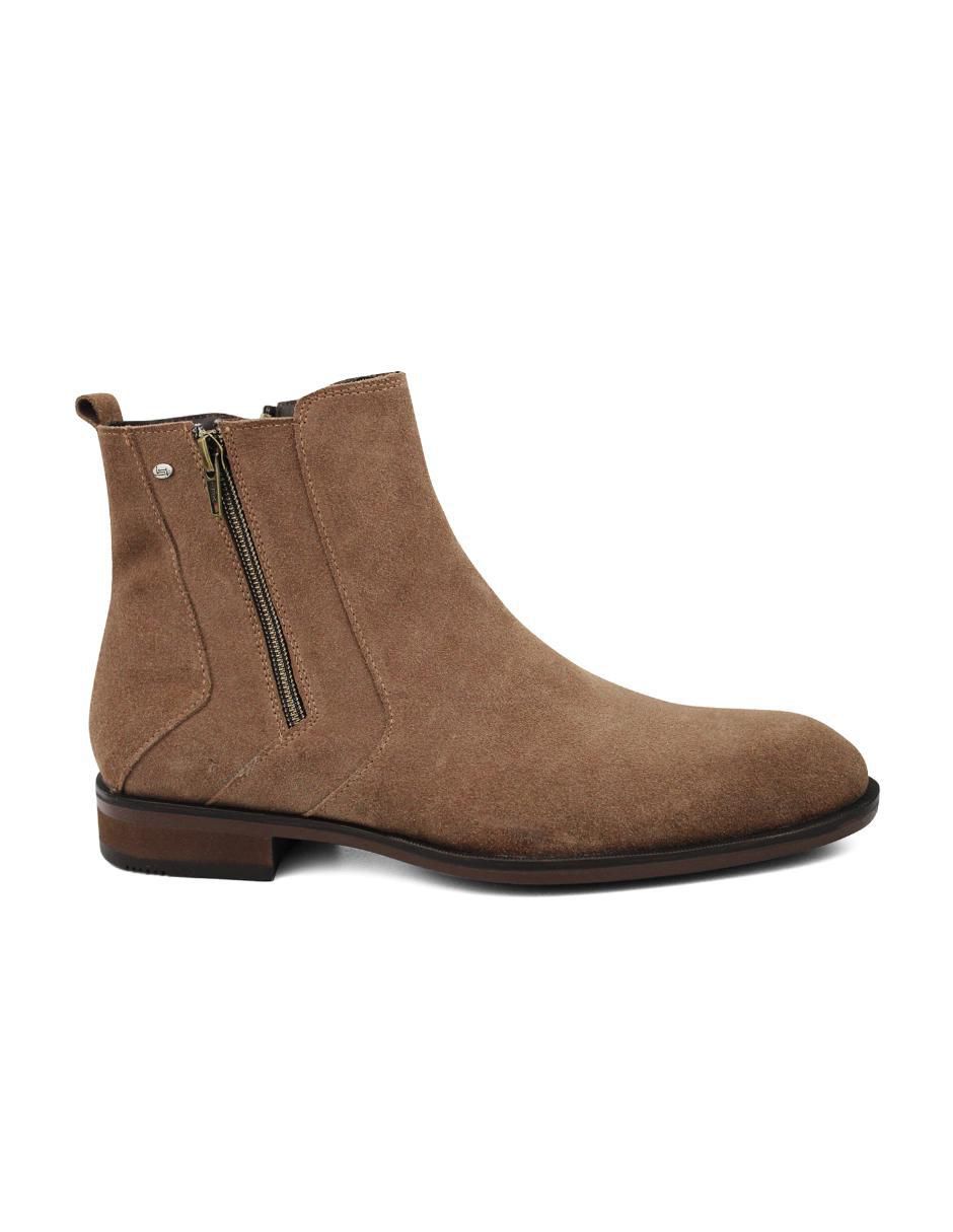Botín de piel para hombre