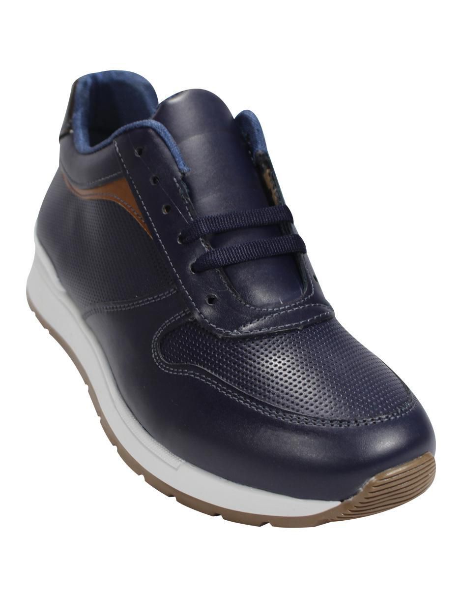 Tenis de piel para hombre