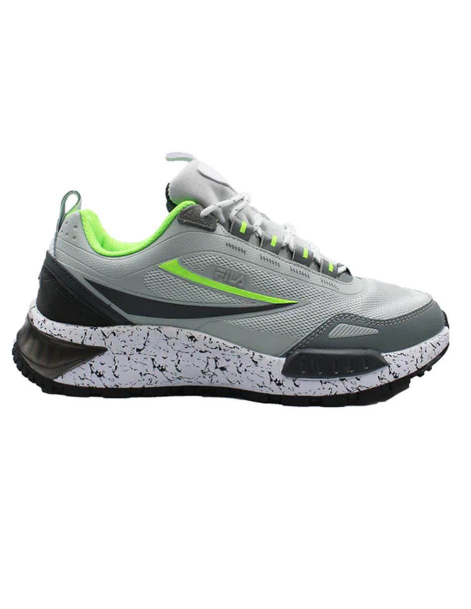 Tenis fila best sale grises hombre