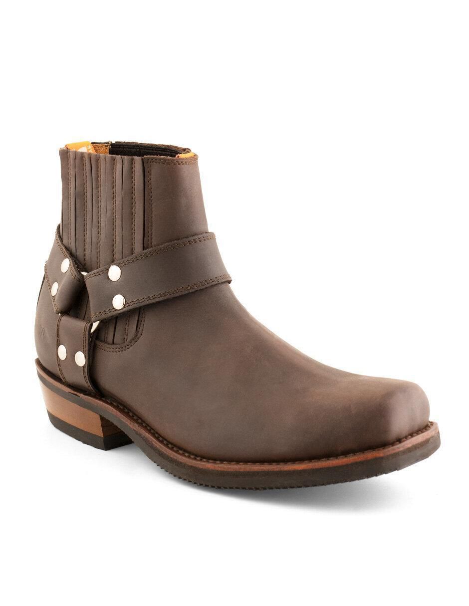 Bota de piel para hombre