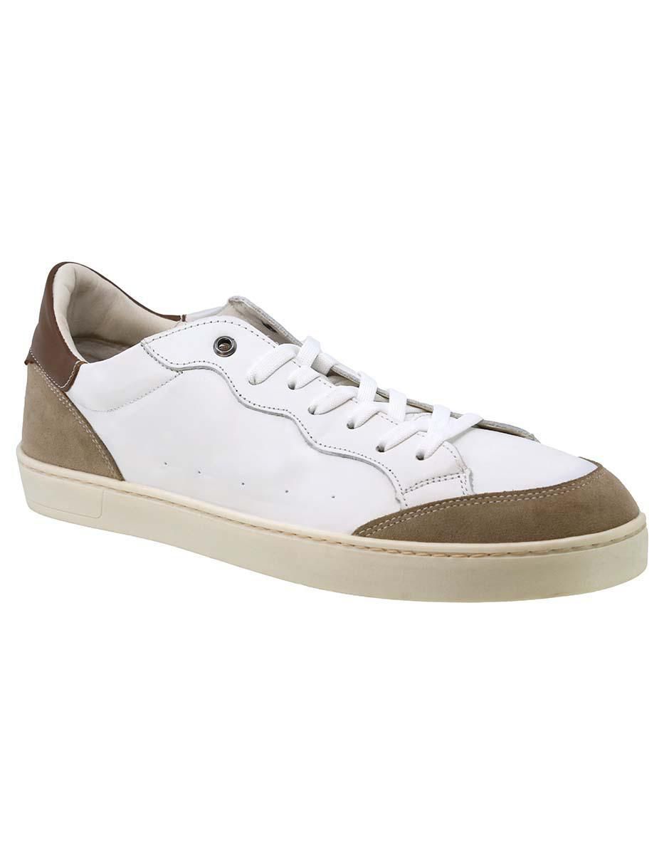 Tenis de piel para hombre