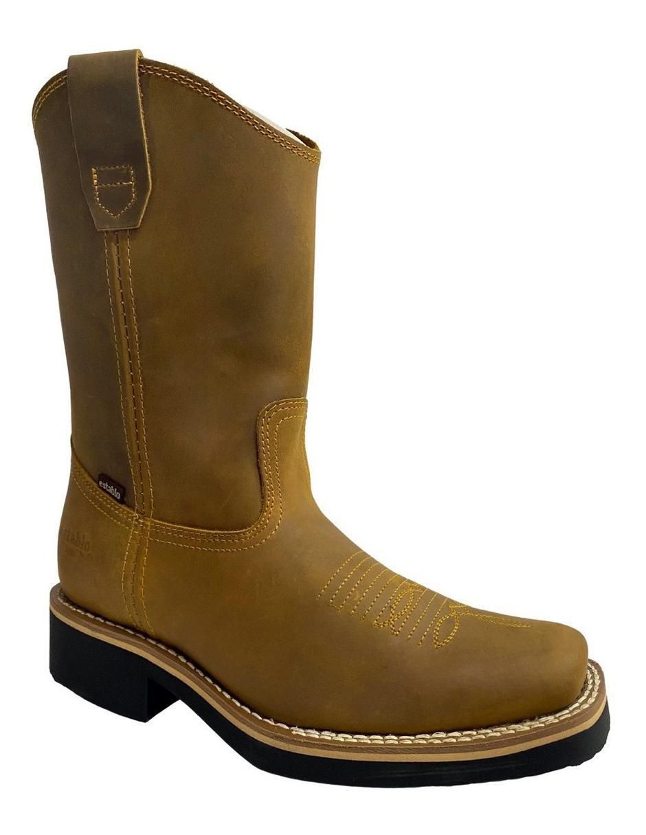 Bota/botín establo 977 "de" piel "para hombre"