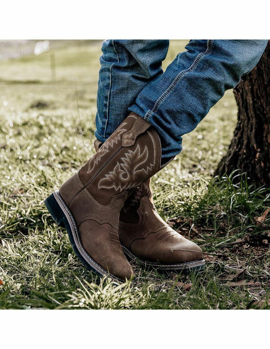 "bota" itasca "de" piel "para hombre"