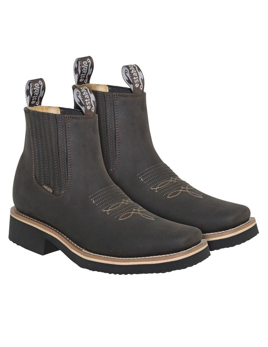 Botín Rodeo de piel para hombre 3