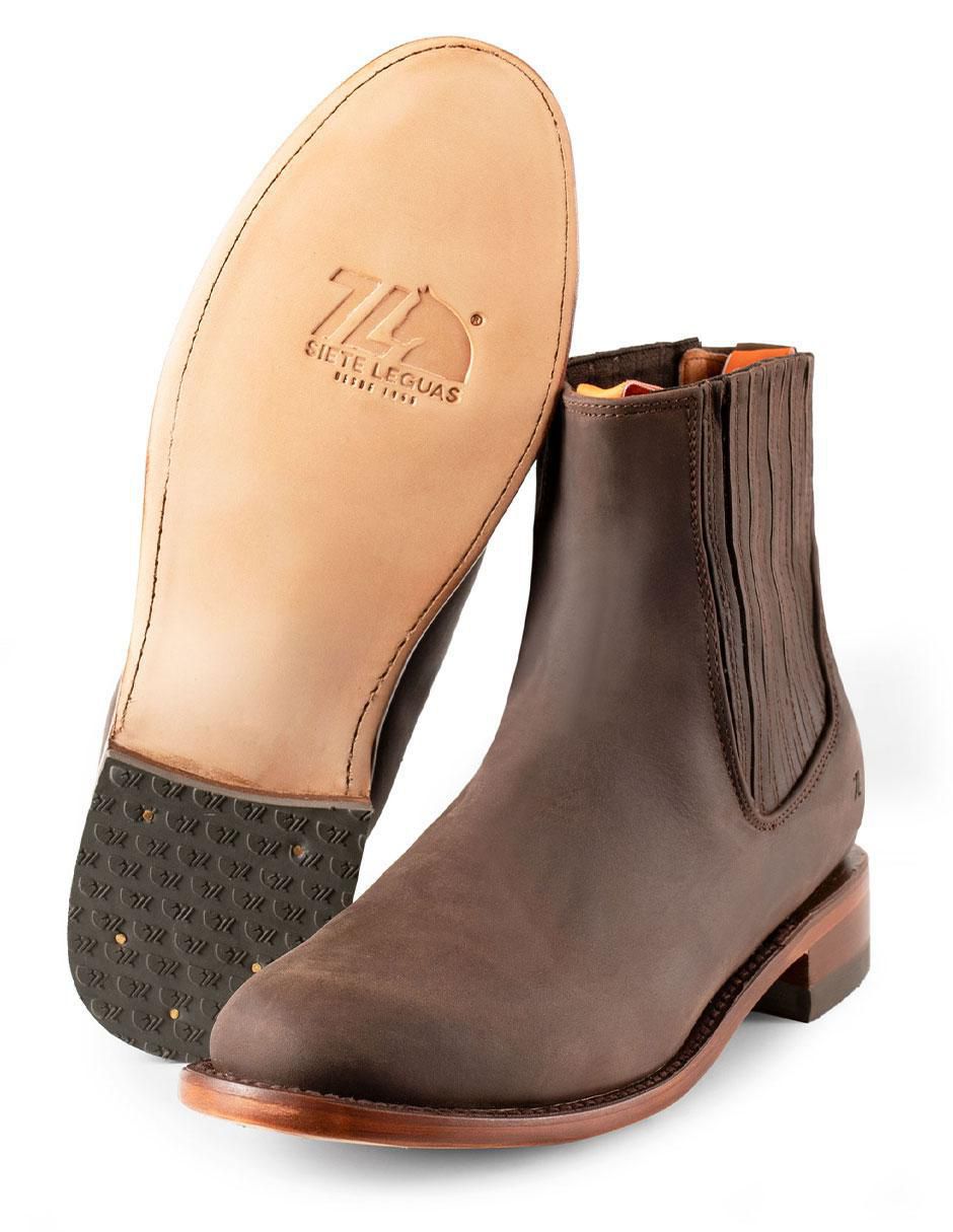 "bota/botín" siete leguas "de" piel "para hombre"