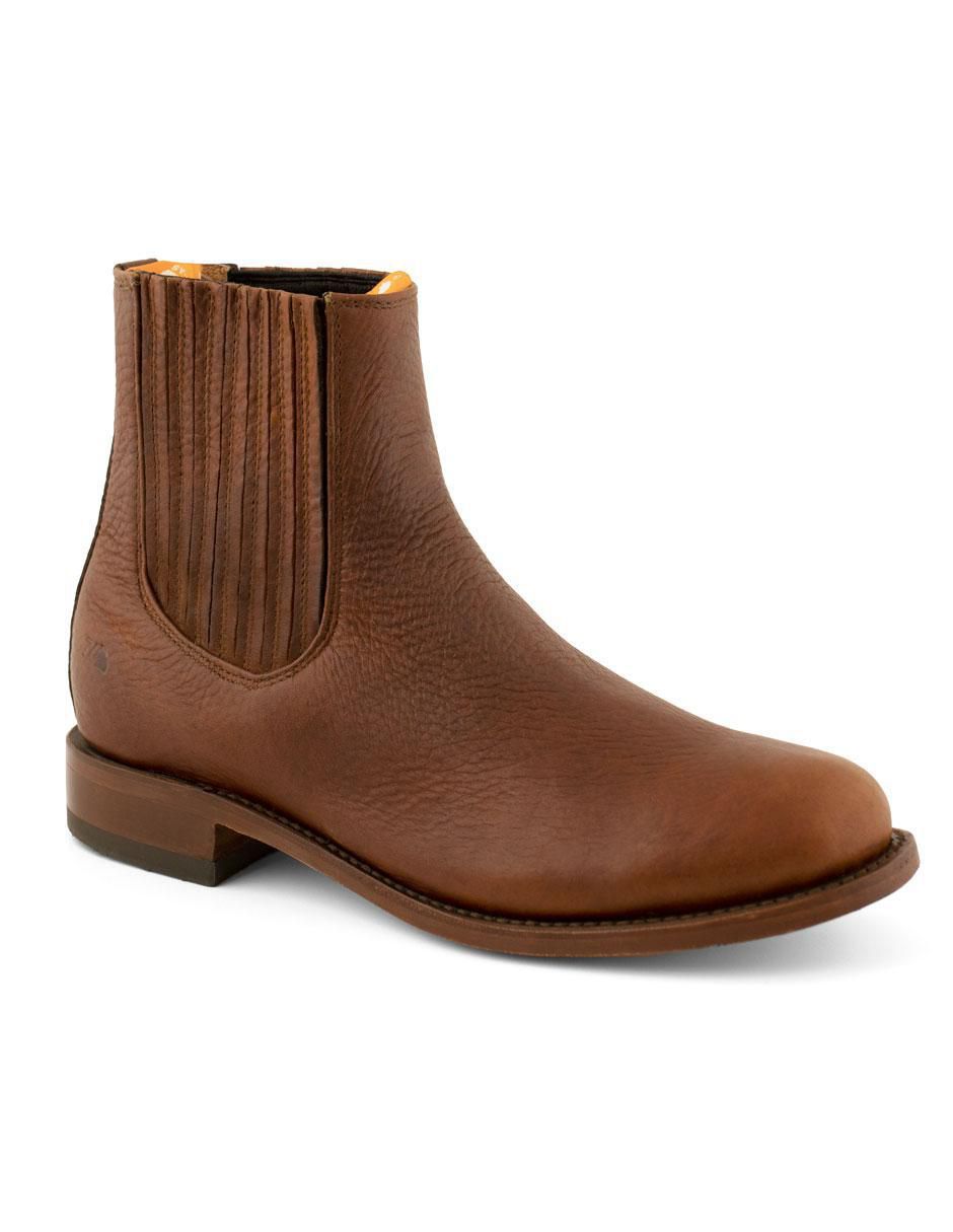 Botín de piel para hombre