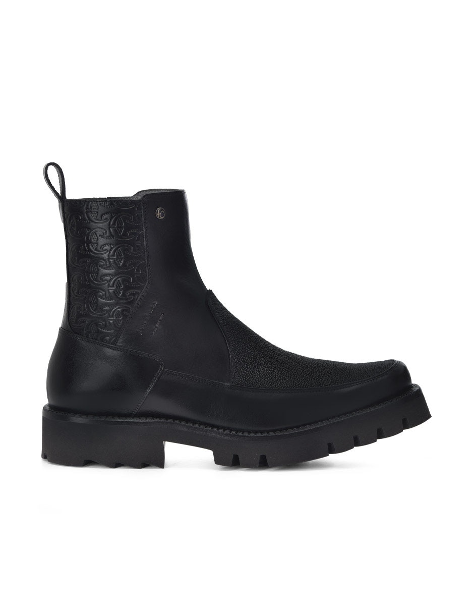 Botín de piel para hombre 3