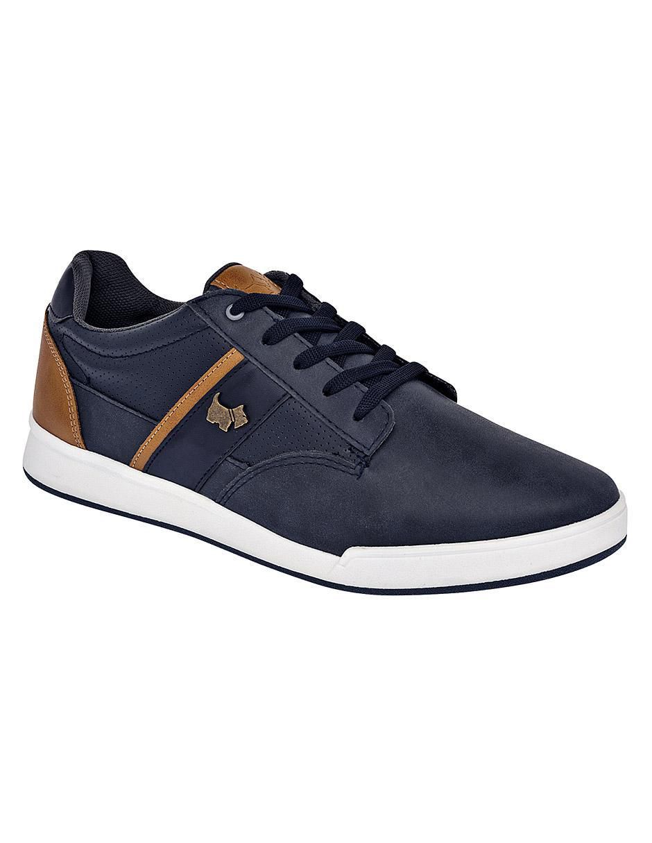 Tenis de piel para hombre
