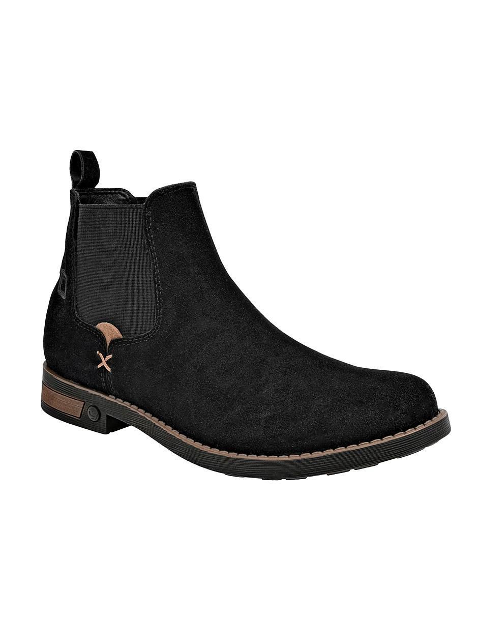 Botín de piel para hombre